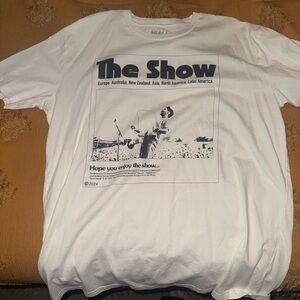 Niall Horan The Show 2024 white tour tshirt, size XL